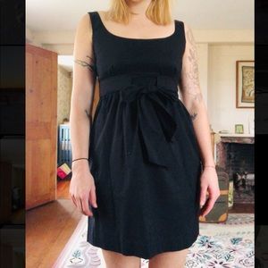 DVF Bow Tie Scoop Neck Dress